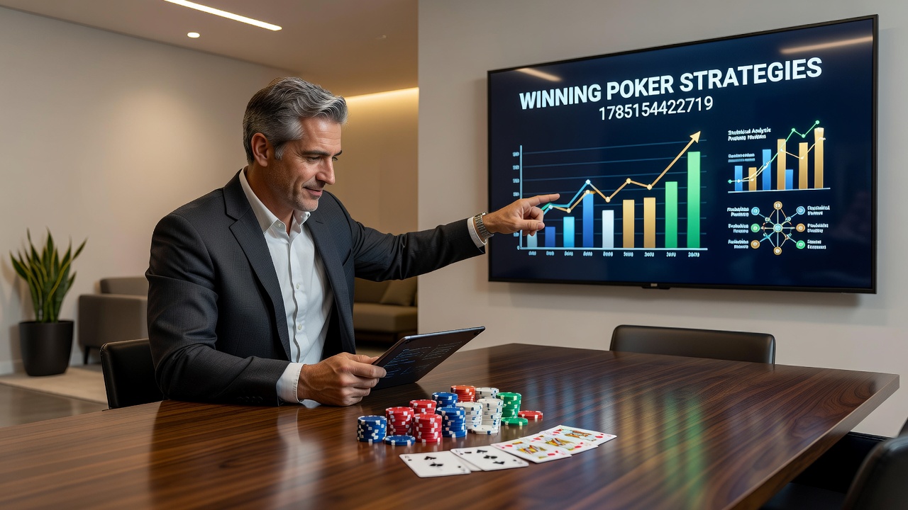 Professional poker players analyzing hands during a tournament session